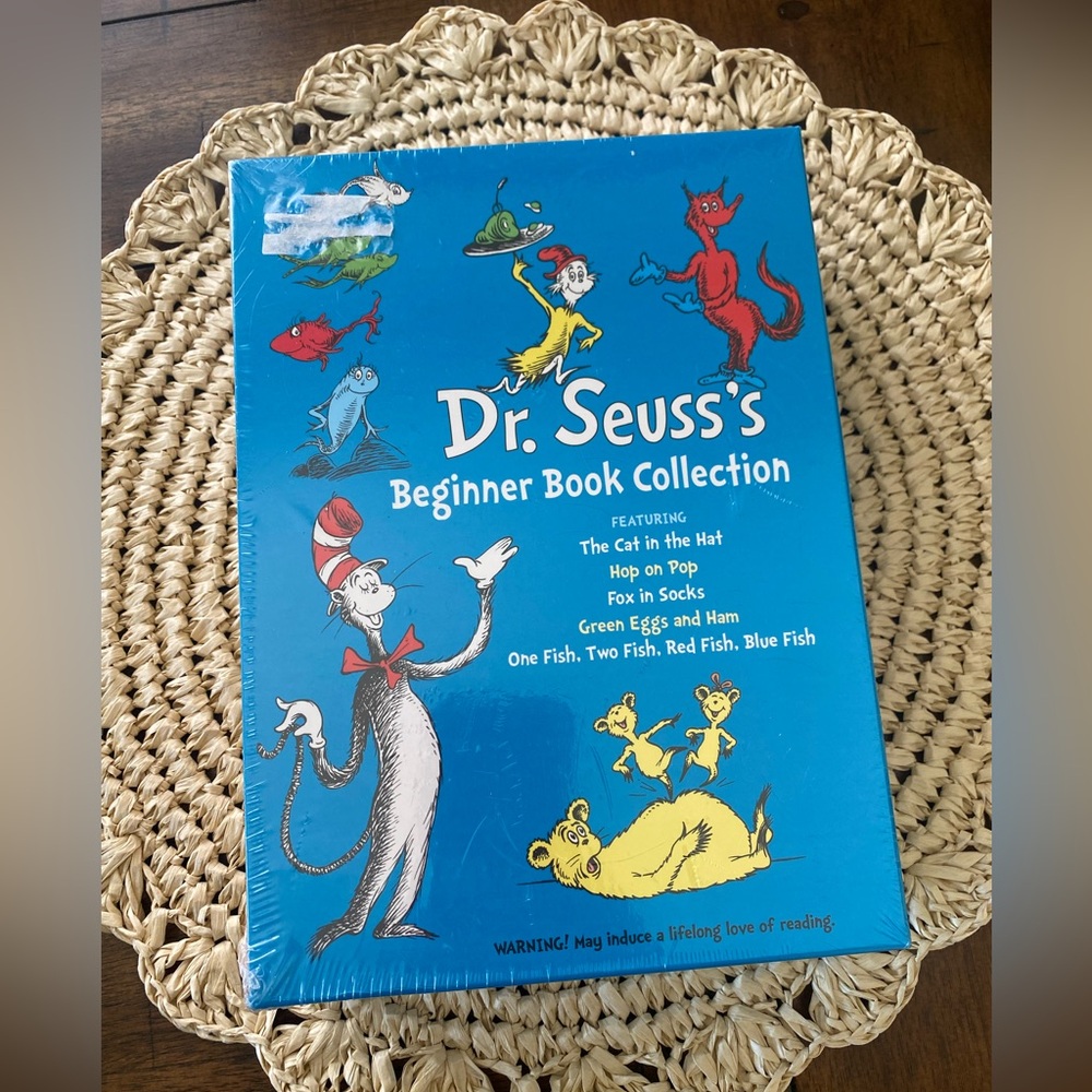 Dr. Seuss Bright Blue Beginner Book Box Set (5 books)